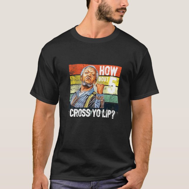 Camiseta Retro 5 Cross Sanford E Son Engraçado Para Homens  (Frente)