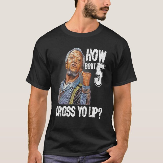 Camiseta Retro 5 Cross Sanford E Son Engraçado Para Homens  (Frente)