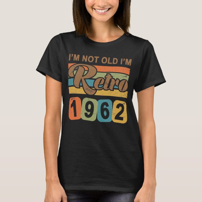 Camiseta Retro 60º aniversário 1962 (Frente)