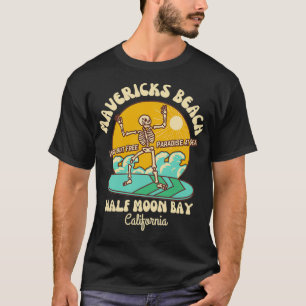 Camiseta Retro 60 Mavericks Beach Half Moon Bay Califo