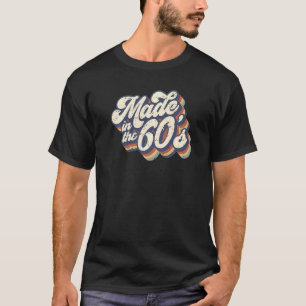 Camiseta Retro 60s Bebê 60s Nascer feito em 60s 1960s Anive