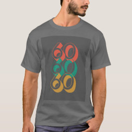 Camiseta Retro 666 Cinzas T-Shirt