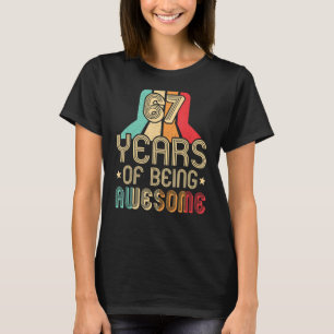 Camiseta Retro 67 Anos Sendo Espetacular 67º Aniversário