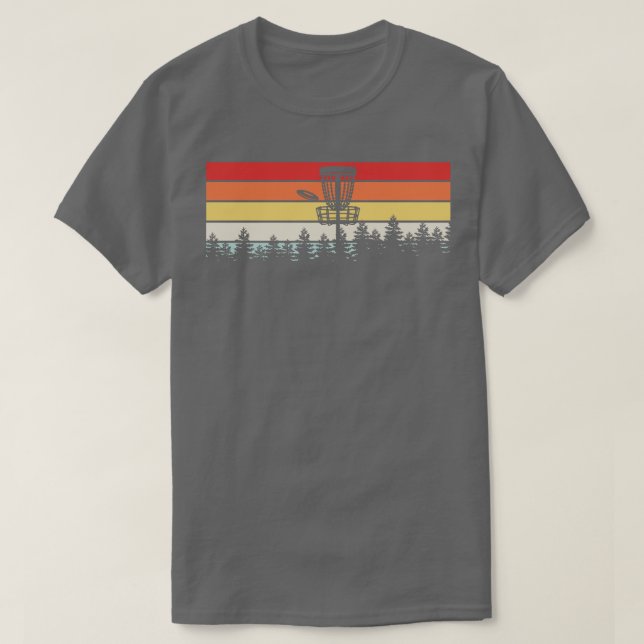 Camiseta Retro 6 de Golf de Disco (Frente do Design)