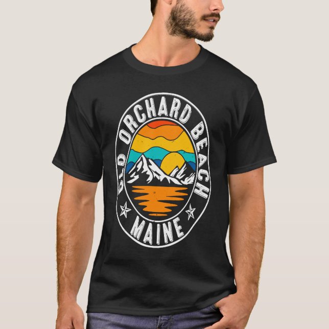 Camiseta Retro 70s 80s Old Orchard Beach Maine ME (Frente)