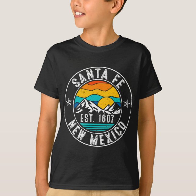 Camiseta Retro 70s 80s Santa Fe New Mexico Nm  (Frente)