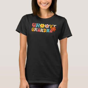 Camiseta Retro 70s Groovy Grandma Matching Family 1rua Birt