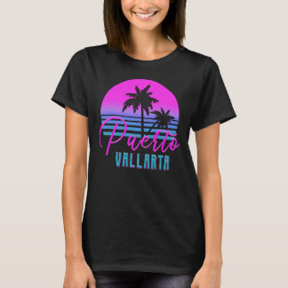 Camiseta Retro 80 Puerto Vallarta