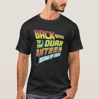 Camiseta Retro 80s De Volta Ao Visto De Pré-Vacinação Quara