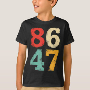 Camiseta Retro 86 47 Resiste Trump