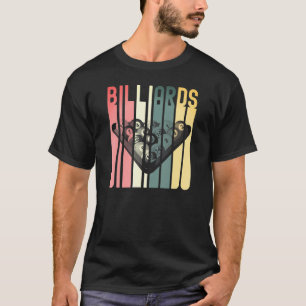 Camiseta Retro 8 Ball Stick Retro Bar Esportes de Piscina B