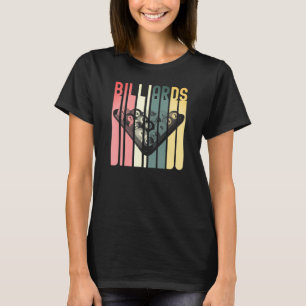 Camiseta Retro 8 Ball Stick Retro Bar Esportes de Piscina B