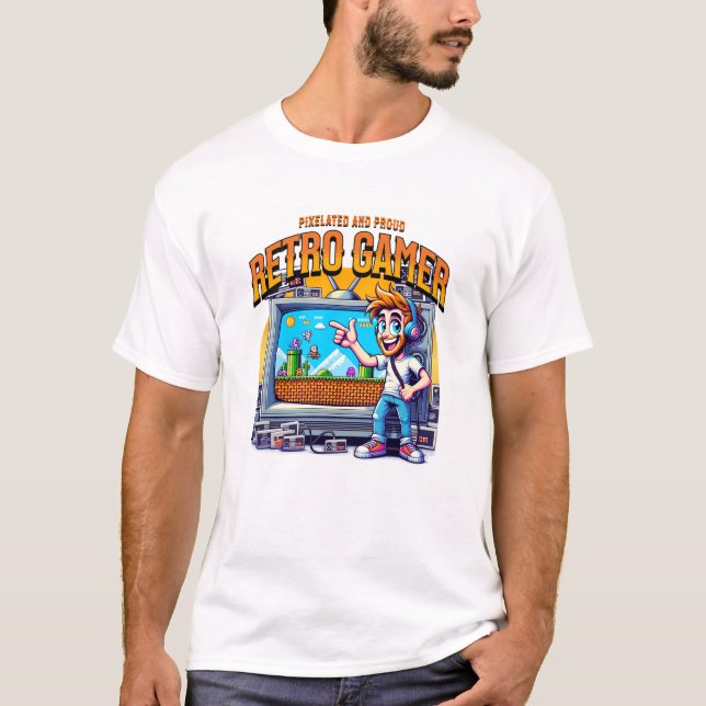 Camiseta Retro 90s Gamer (Frente)