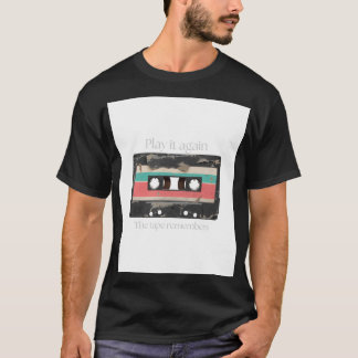 Camiseta Retro 90s Music Black Streetwear T-shirt