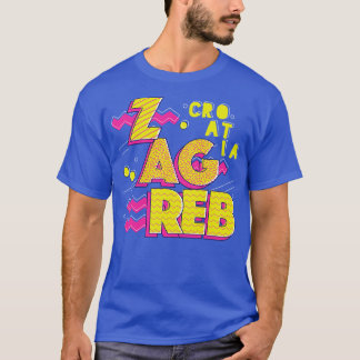 Camiseta Retro 90s Zagreb Croácia