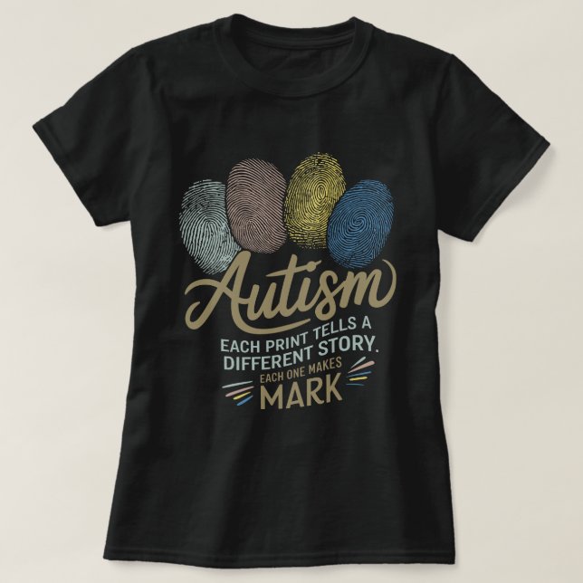 Camiseta Retro Accept Love Entender Aceitação De Autismo (Frente do Design)