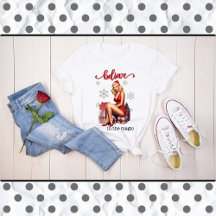 Retro Acredita em Pinup de Natal Mágico