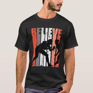 Camiseta Retro Acredita Que Equipe Luta De Fêmeas, Lutadora