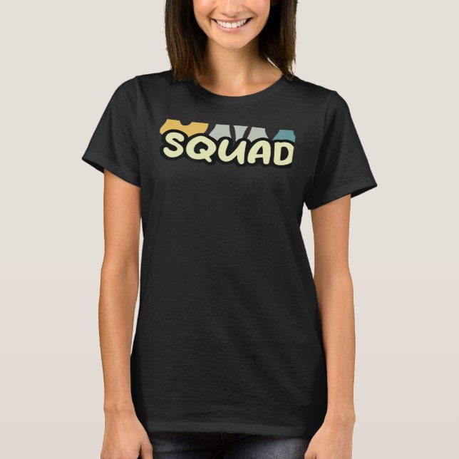 Camiseta retro Admin Squad School Assistant Principal Admin (Frente)