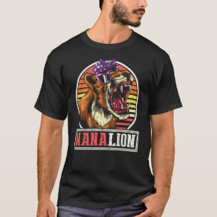 Camiseta Retro Africa Safari Animal Family Dia de as mães N