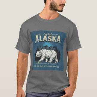 Camiseta Retro Alaska Cruise Travel Shirt VintageInspired A