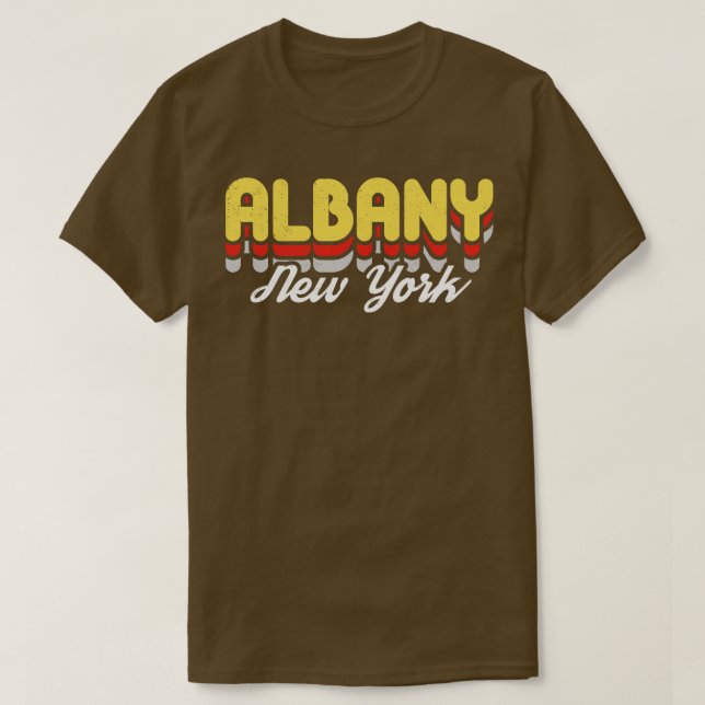 Camiseta Retro Albany (Frente do Design)