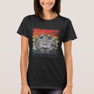 Camiseta Retro Alligator Reptile Gator Crocodile
