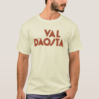 Camiseta Retro Alpino Legal: Val d'Aosta Vintage Ski Tee