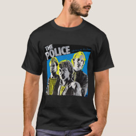 Camiseta Retro Ama O Presente De Música Da Banda Da Polícia