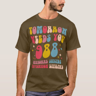 Camiseta Retro Amanhã Precisa De Sua Saúde Mental Sunshine