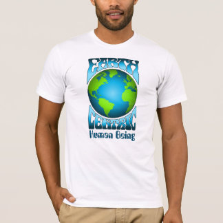 Camiseta REtro Ambiental do SER Humano CENTRAL DA TERRA