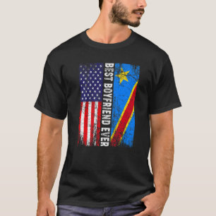 Camiseta Retro-Americano Flag Congo - Melhor Namorado Nunca