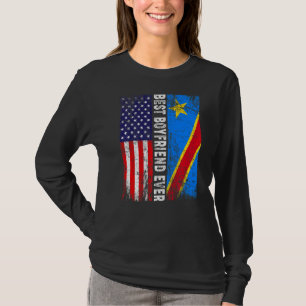 Camiseta Retro-Americano Flag Congo - Melhor Namorado Nunca