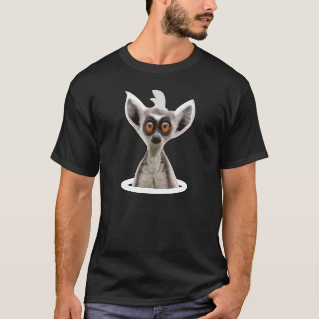 Camiseta Retro Amigo De Pet De Motif De Diversão Meerkat (Frente)