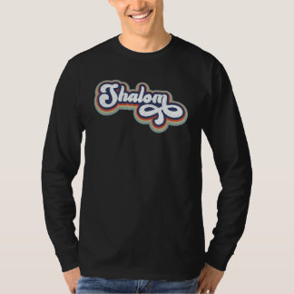 Camiseta Retro and Vintage Jewish Shalom