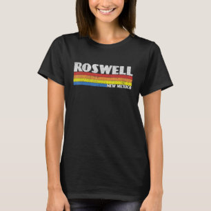 Camiseta Retro anos 80 Novo México NM Lembrança Roswell