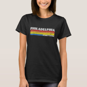 Camiseta Retro anos 80 Pensilvânia PA Lembrança Filadélfia