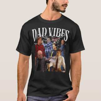 Camiseta Retro Anos 90 DadVibes Pai Divertido Dia dos Pais