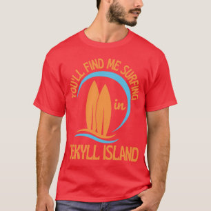 Camiseta Retro Anos Setenta Você Vai Me Encontrar Surfando