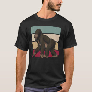 Camiseta Retro Ape Mackey Zoo Animal Gorilla Gorilla Gorill