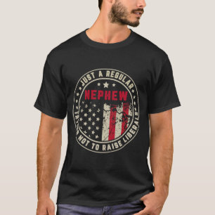 Camiseta Retro Apenas Um Sobrinho Regular Levanta A América