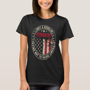 Camiseta Retrô Apenas Uma Irmã Costeira Levanta Liberais