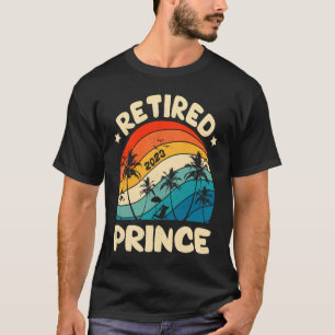 Camiseta Retrô aposentado do Príncipe Vintage