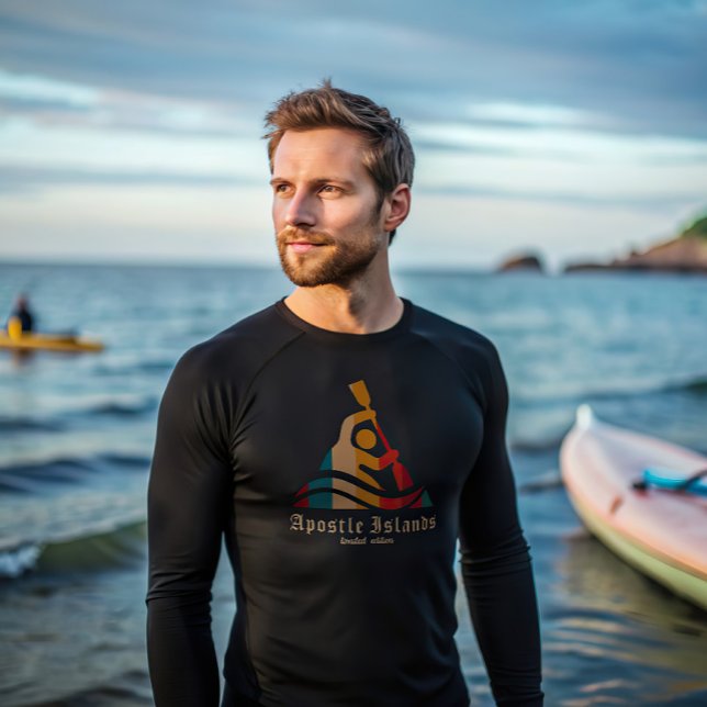 Camiseta Retro Apostle Islands Kayaking (Criador carregado)