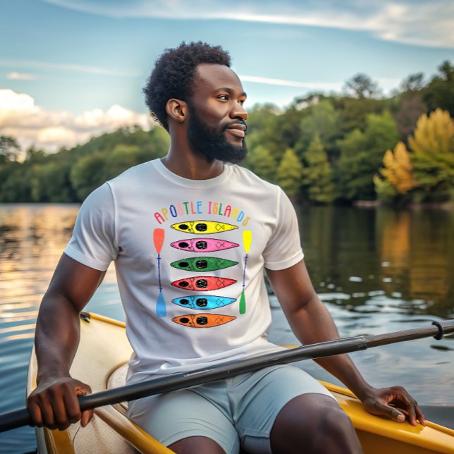Camiseta Retro Apostle Islands Kayaking (Criador carregado)