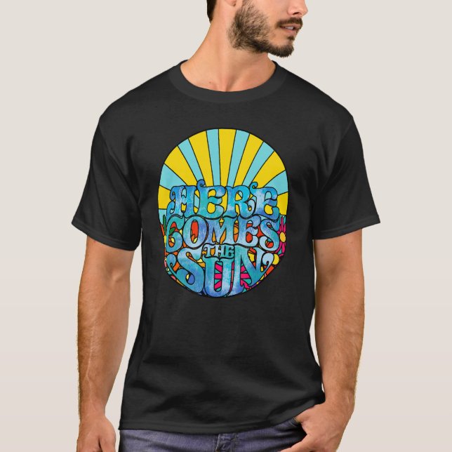 Camiseta Retro Aqui Vem A Vava Da Família Sun Floral Summer (Frente)