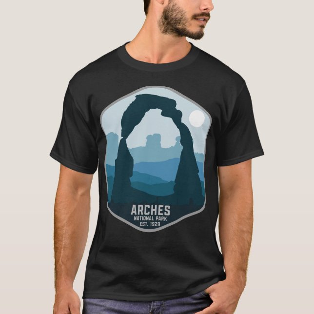 Camiseta Retro Arches National Park Utah Souvenir Estilo do (Frente)