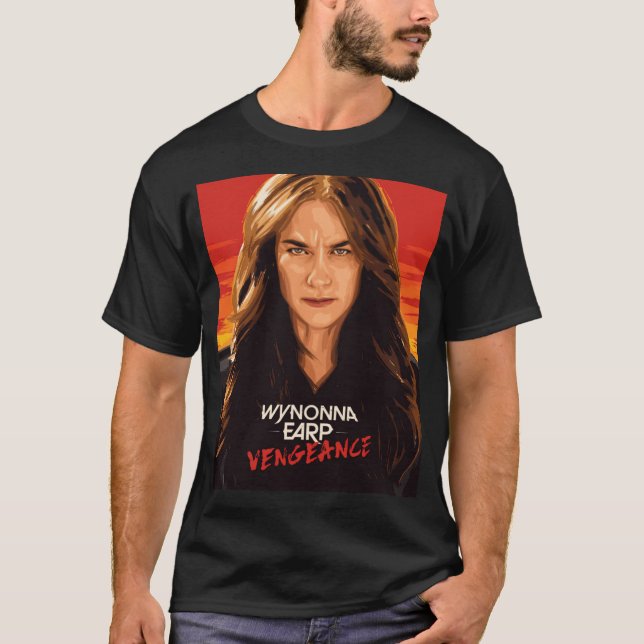 Camiseta Retro Art Wynonna Earp Vengeance friends (Frente)