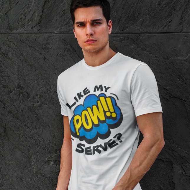 Camiseta Retro-Arte Divertida Pickleball Paddle (The power!)