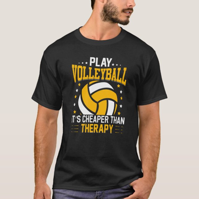 Camiseta Retro Athletic Volleyball Team Sport Net Spike  4 (Frente)
